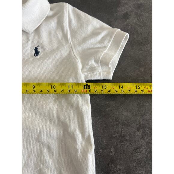 Polo Ralph Lauren 3/3T Girls White Short Sleeve - Picture 4 of 6